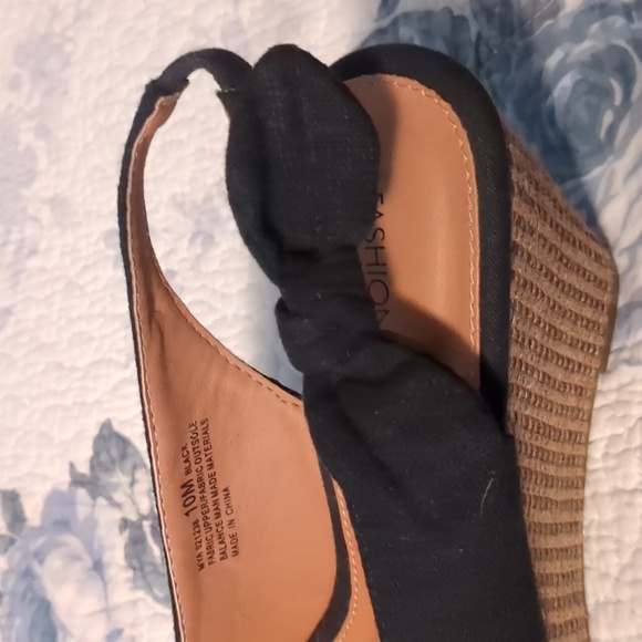 New Fashion bug size 10 medium open toe platform sandal - Picture 4 of 5